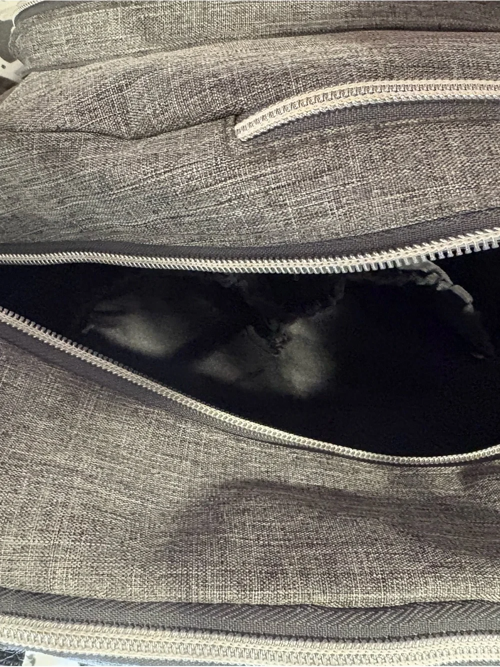 Carter's Gray Diaper Backpack with Front Pocket